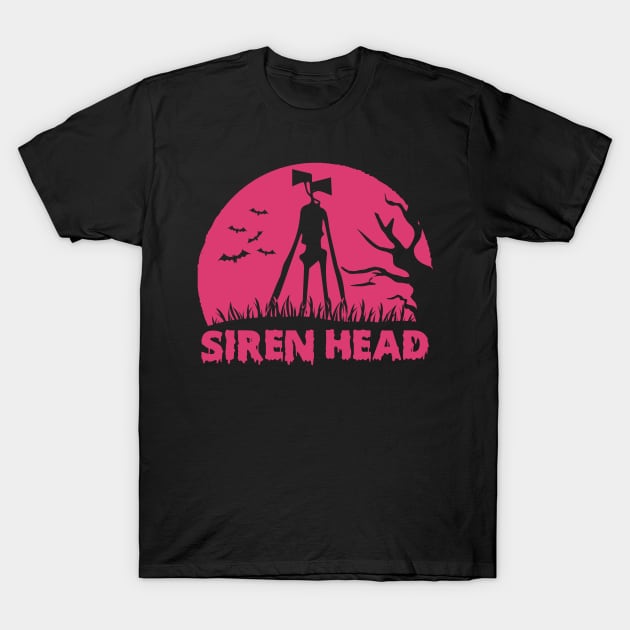 Siren Head Cryptid Halloween T-Shirt by Souls.Print